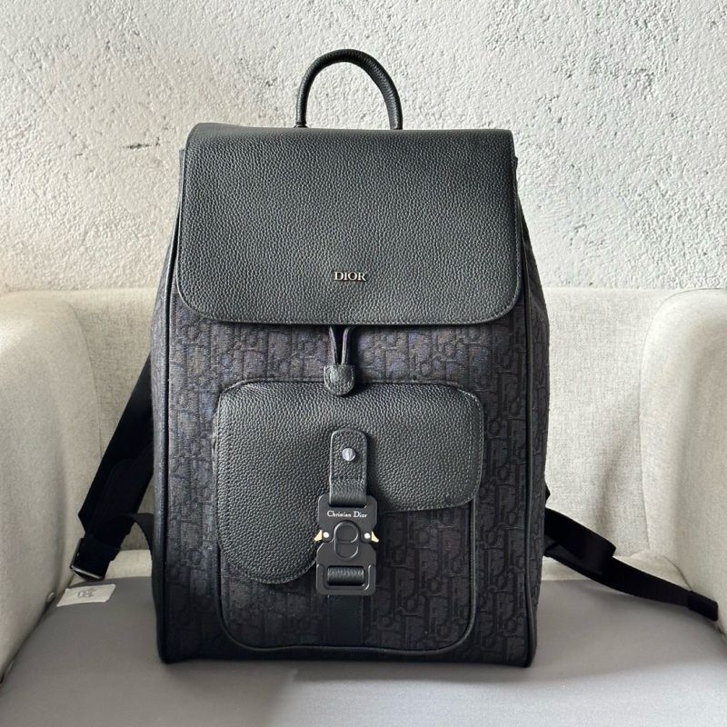 Dior Saddle Backpack with Flap 