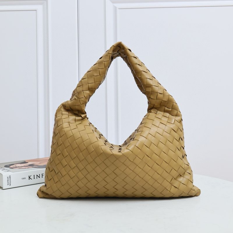 Bottega Veneta Small Hop Shoulder Bag -dark praline
