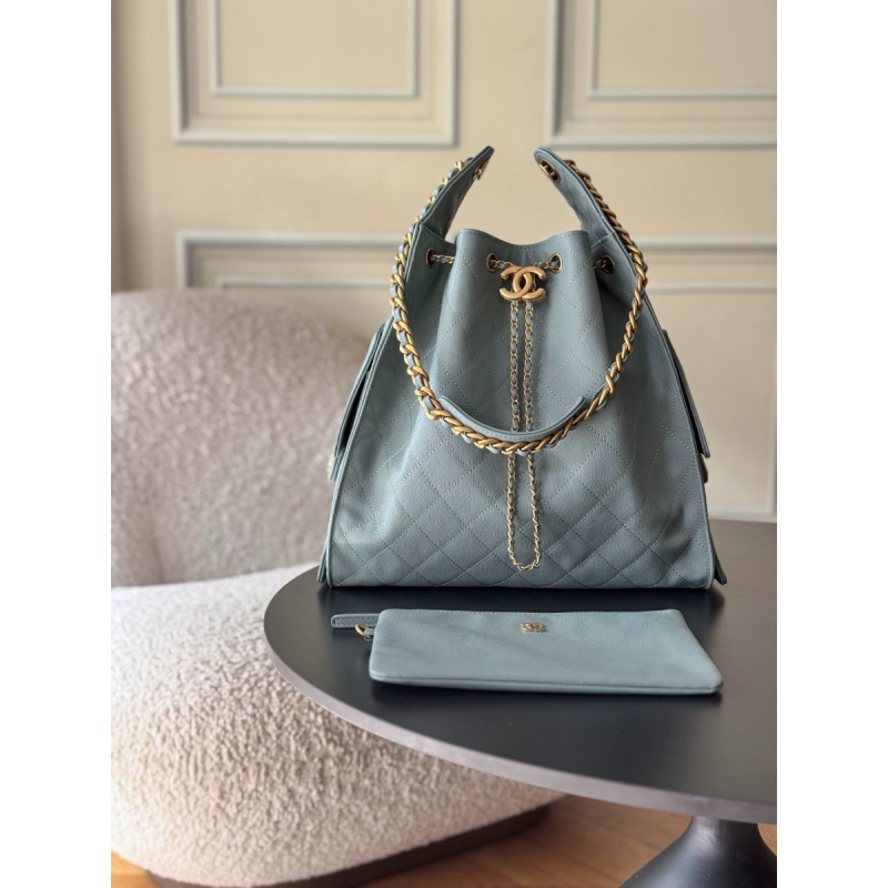Chanel 25 Medium handbag -Light blue