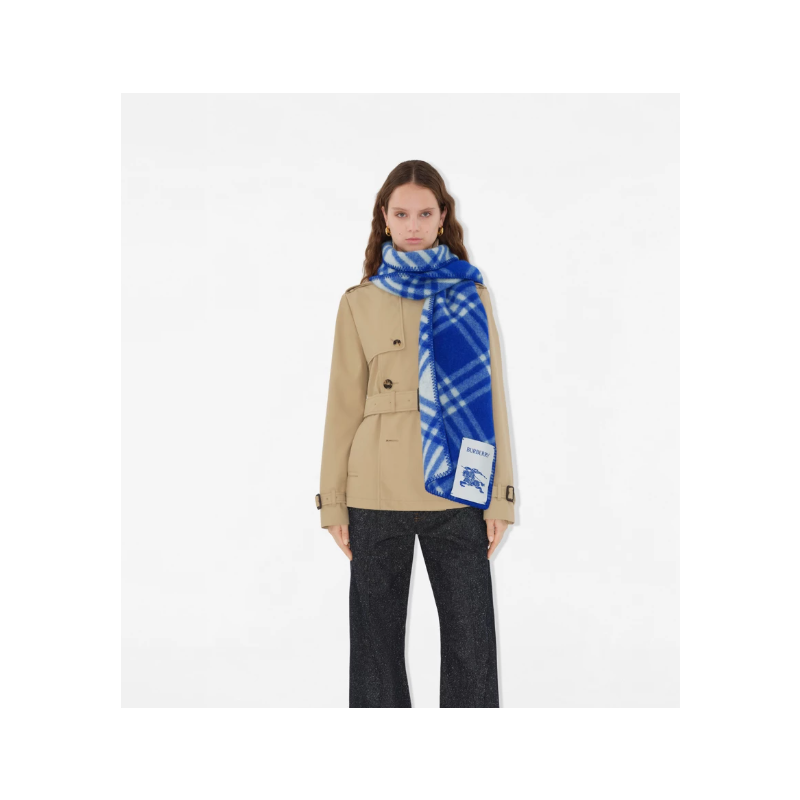 Burberry Wool Check Scarf