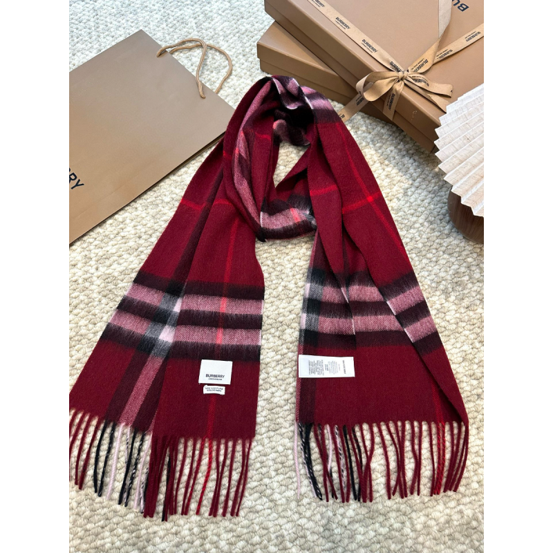 Burberry Check Cashmere Scarf
