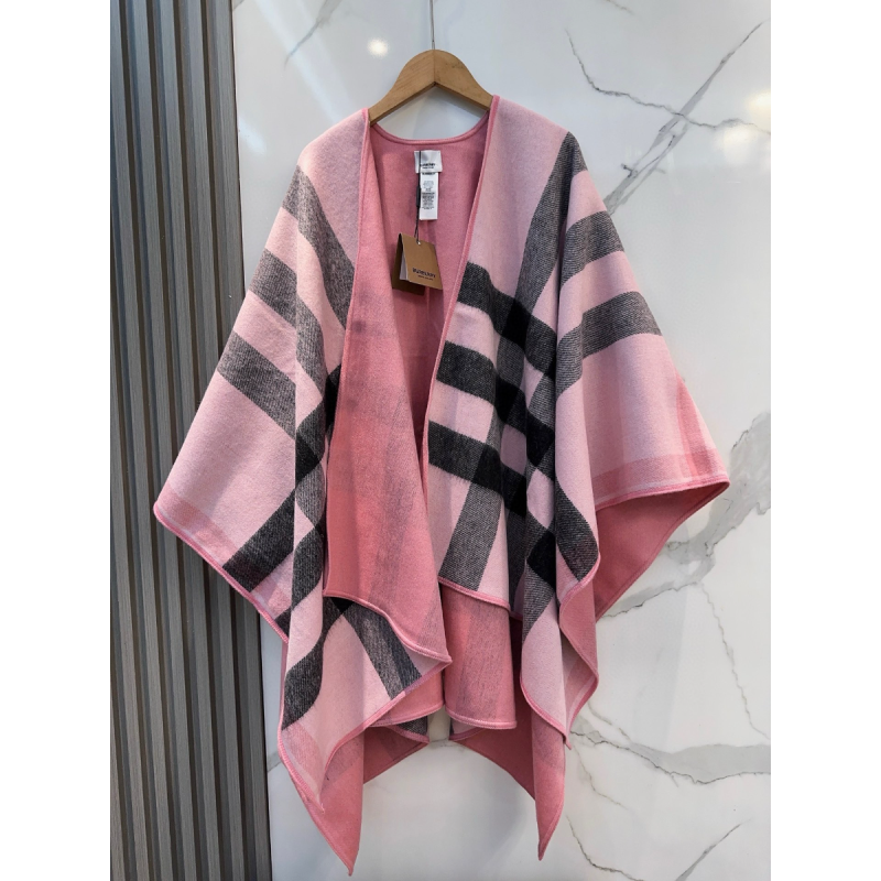 Burberry Classic Check Wool Cape 
