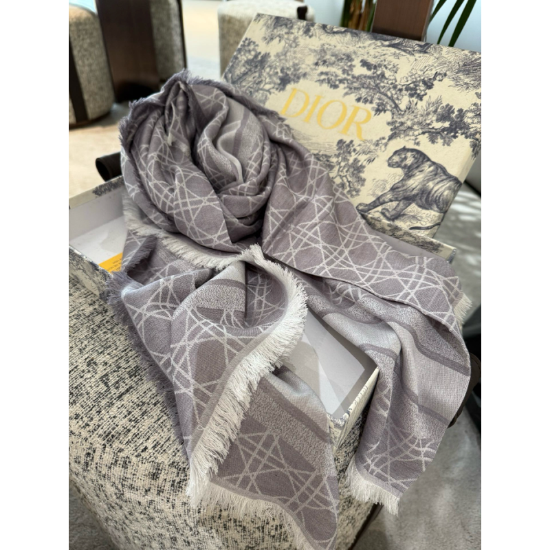 Dior Silk and Cashmere Shawl/Scarf