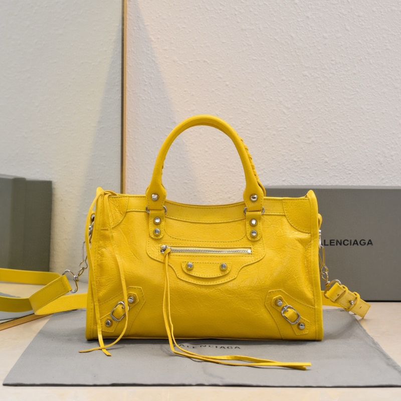 Balenciaga Le City Small Handbag-Yellow