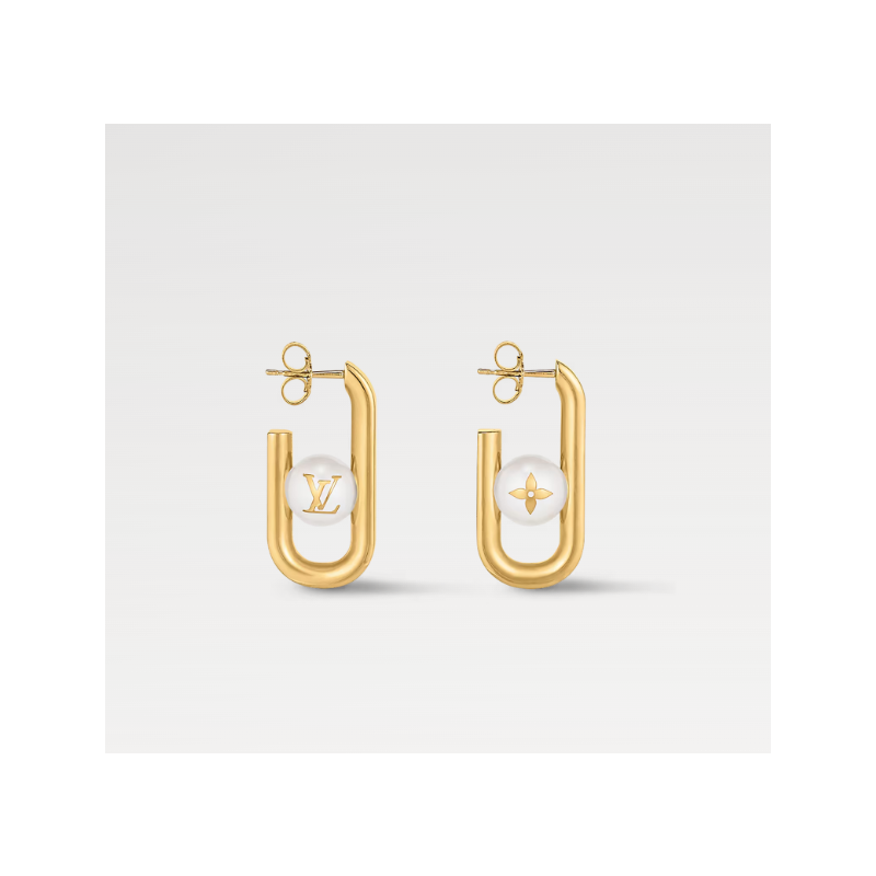  My LV Chain Pearls Earrings