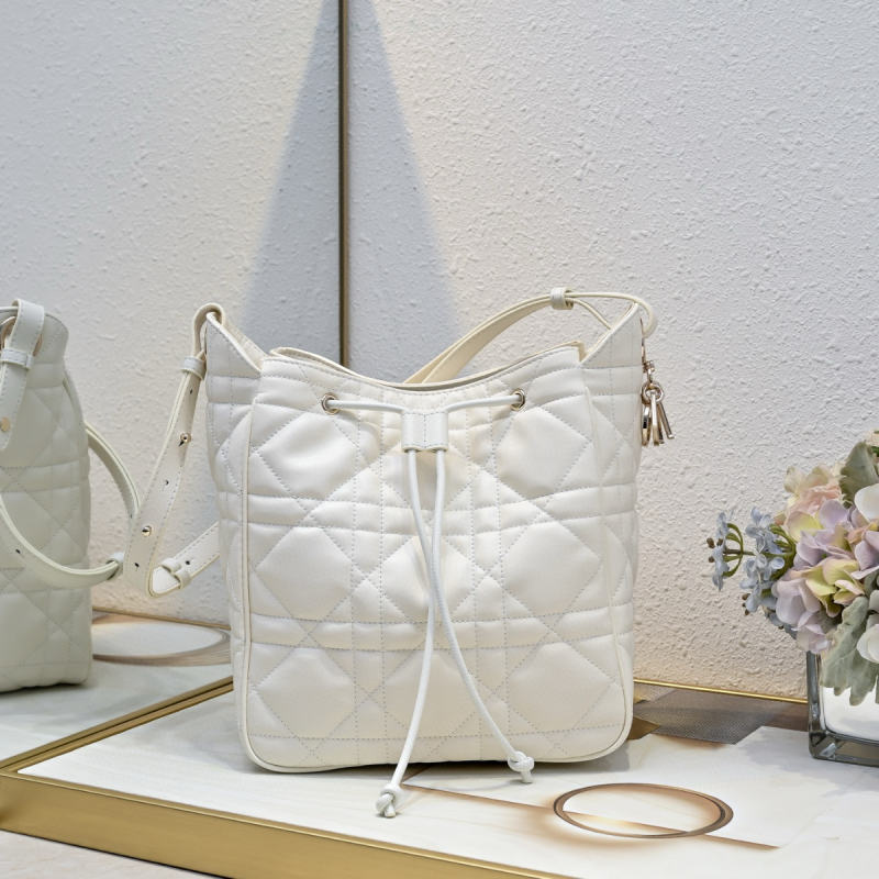 Dior Medium D-Motion Bag-White