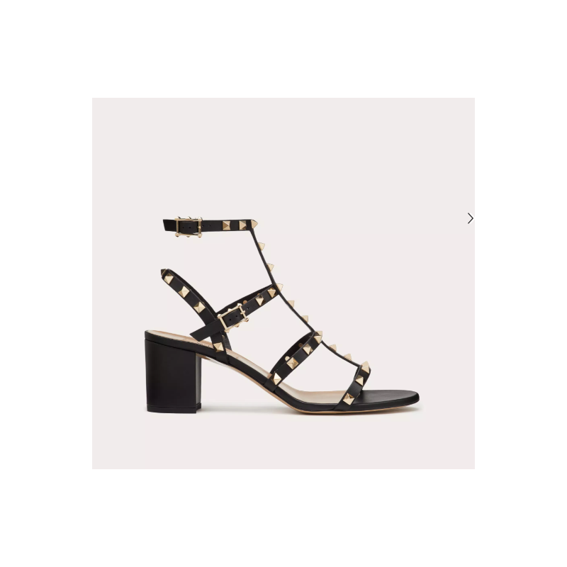 Valentino Rockstud Calfskin sandal 6cm, Size 35-41