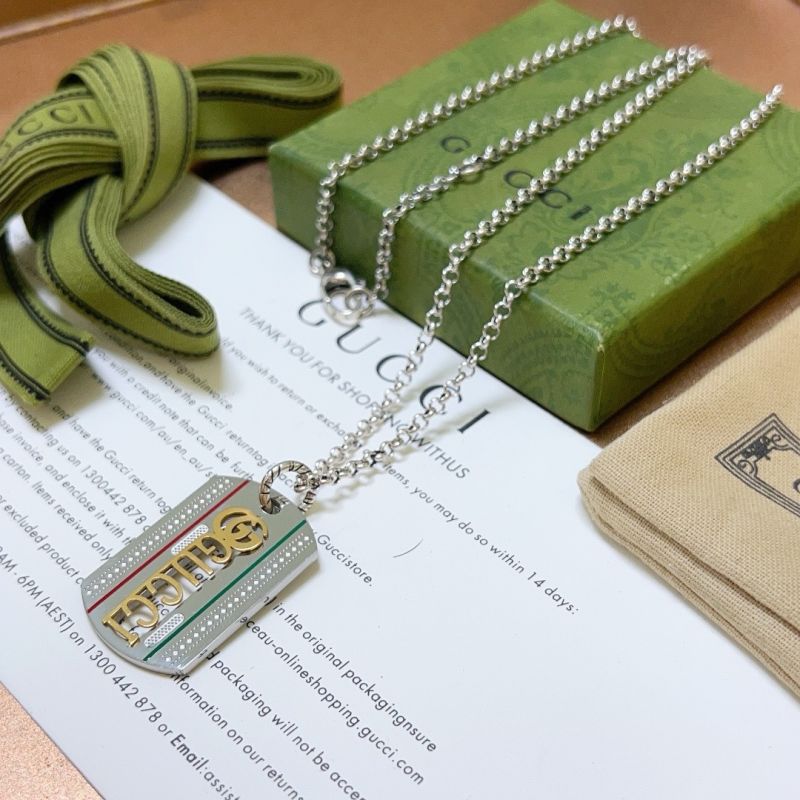 Gucci Tag Necklace