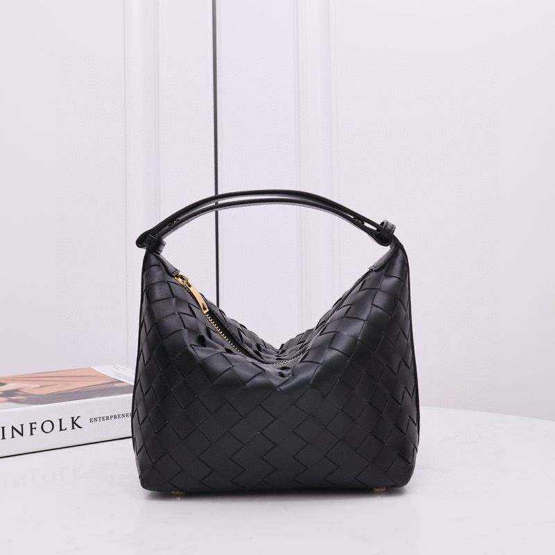 Bottega Veneta Wallace Shoulder Bag-Black