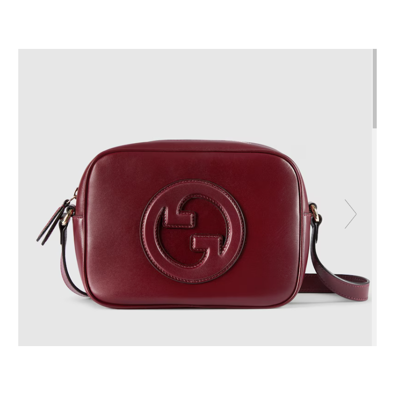 Gucci Blondie Mini Shoulder Bag- Rosso Ancora Red