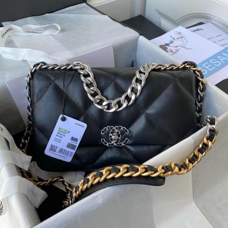 Chanel 19 Large Handbag -Black