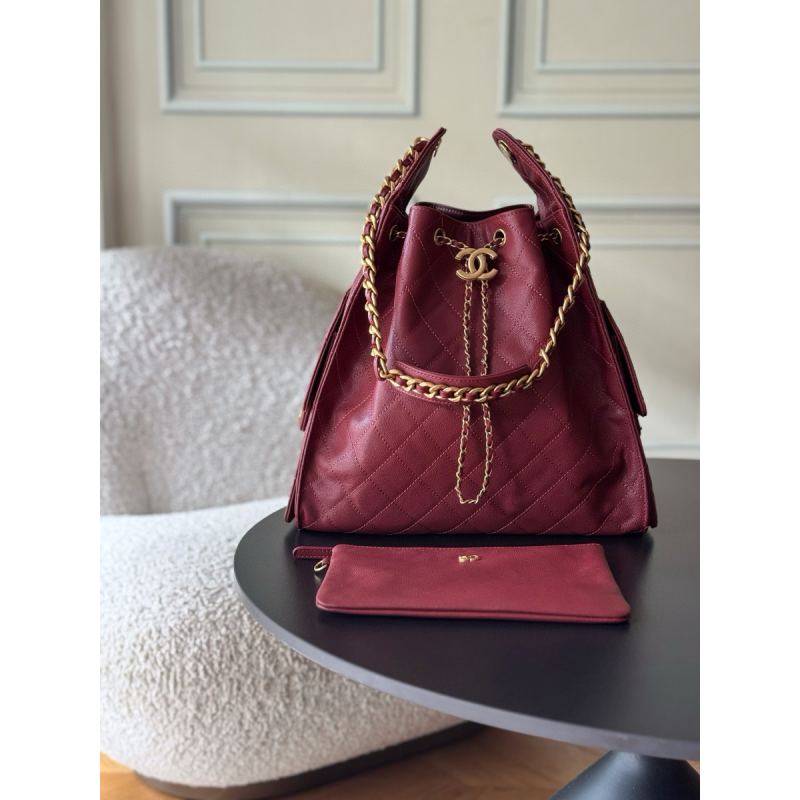 Chanel 25 Medium handbag -Burgundy