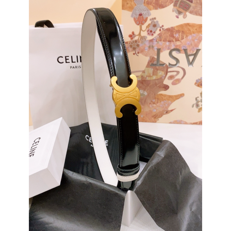 Celine Triomphe Reversible Belt 25mm