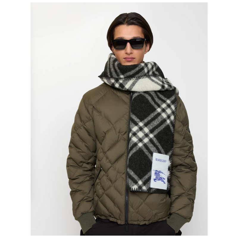 Burberry Wool Check Scarf