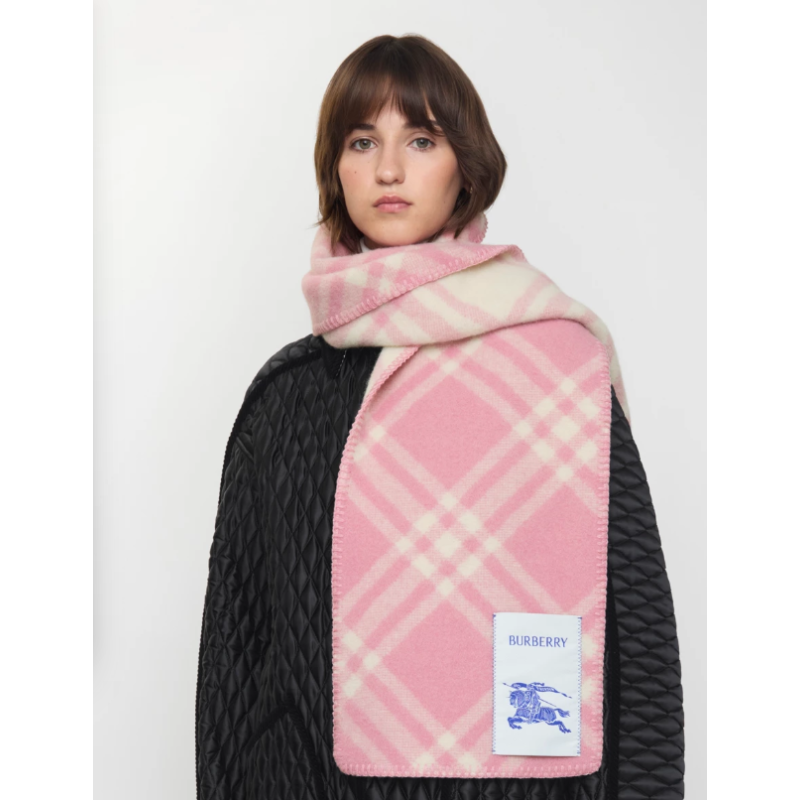 Burberry Wool Check Scarf