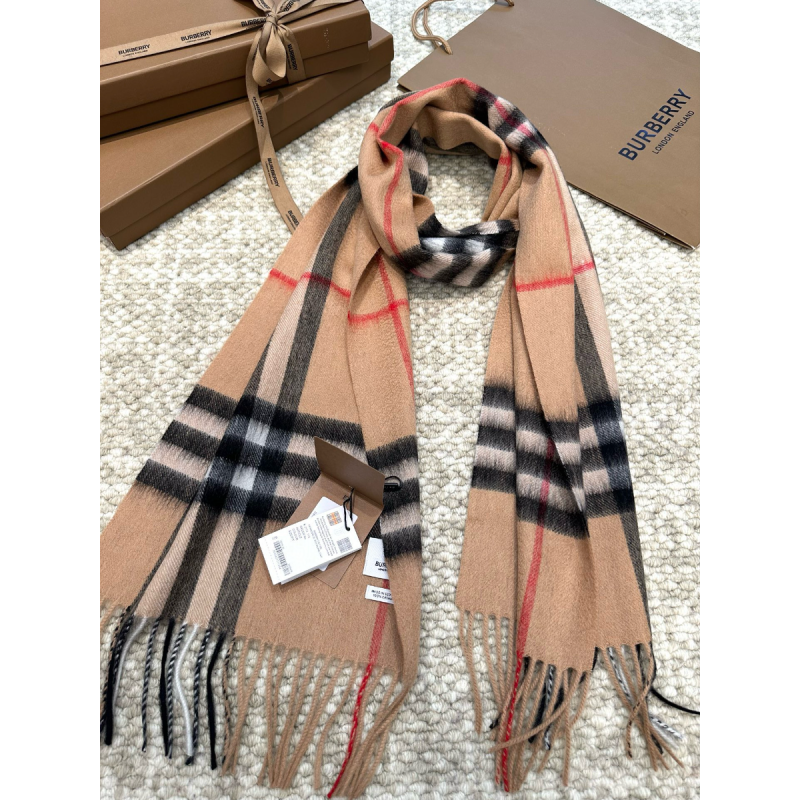 Burberry Check Cashmere Scarf