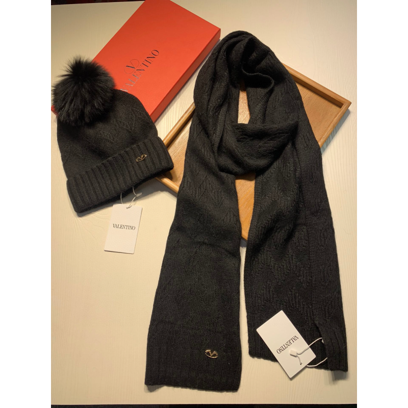 Valentino Cashmere scarf and hat